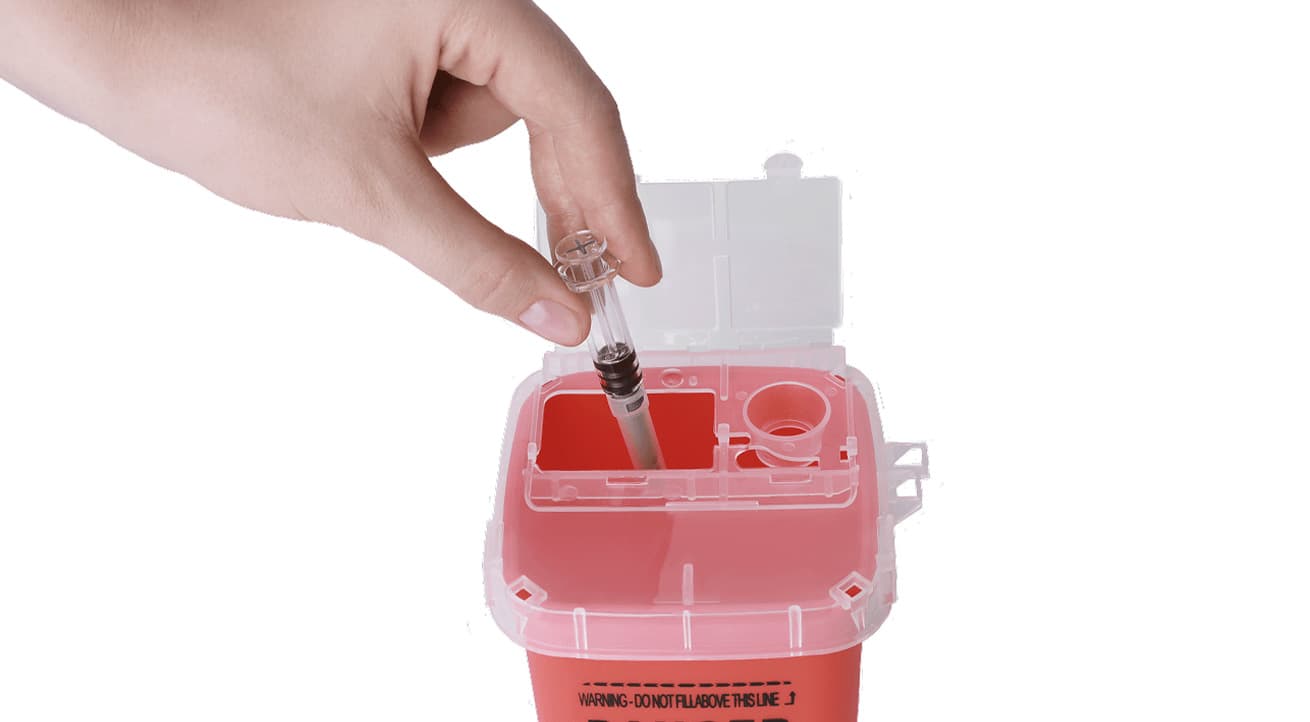 How to obtain a sharps container